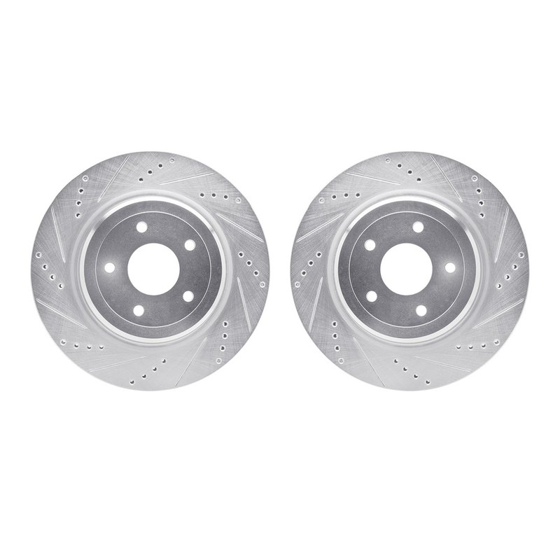 Dynamite Friction 7002-47062 Disc Brake Rotor Set - Rear