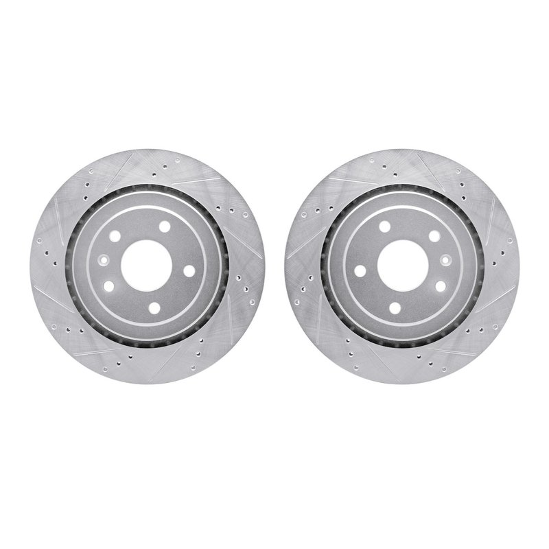 Dynamite Friction 7002-47063 Disc Brake Rotor Set - Rear