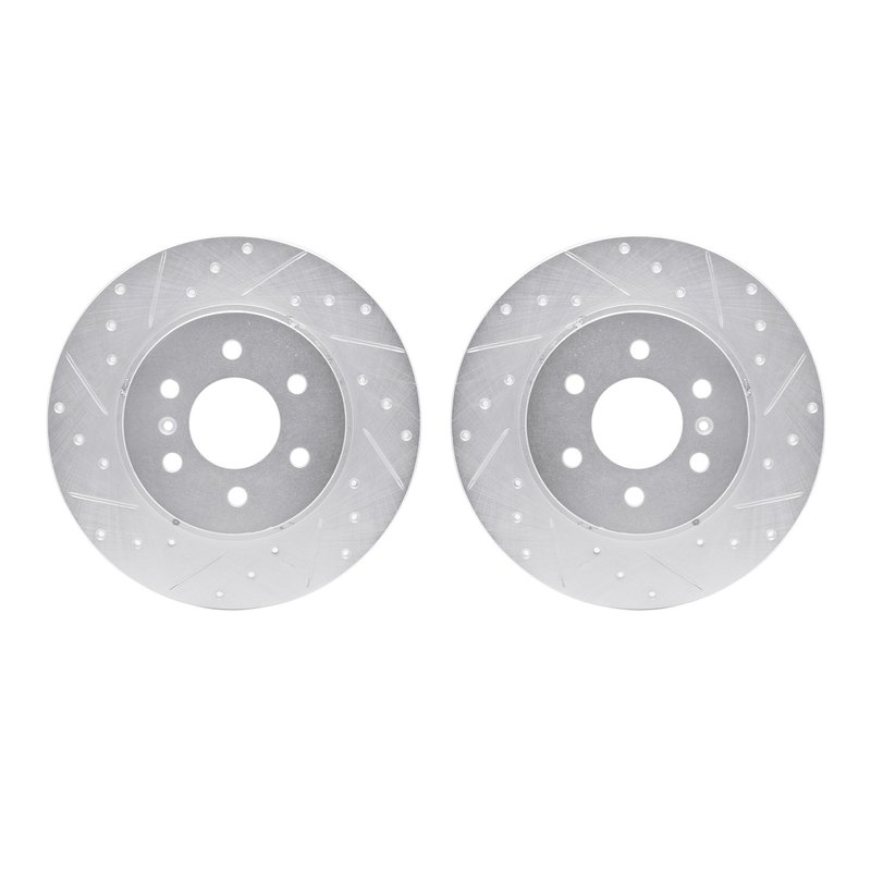 Dynamic Friction 7002-52018 Disc Brake Rotor Set - Rear