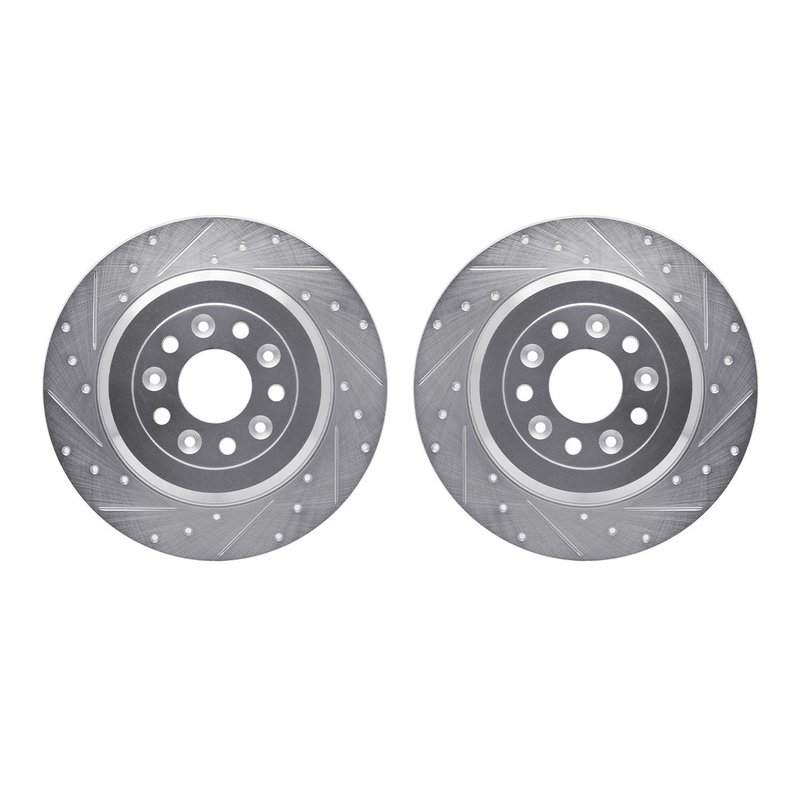 Dynamite Friction 7002-54198 Disc Brake Rotor Set - Rear