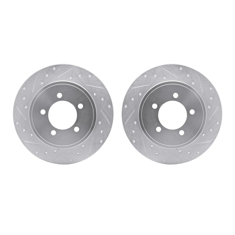 Dynamite Friction 7002-54209 Disc Brake Rotor Set - Rear