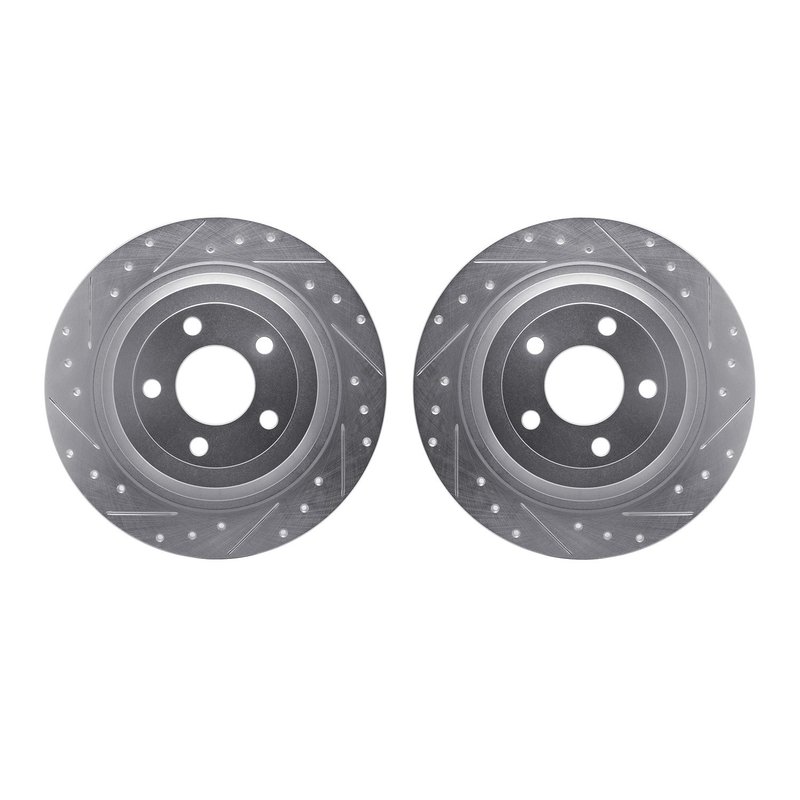 Dynamite Friction 7002-54242 Disc Brake Rotor Set - Rear
