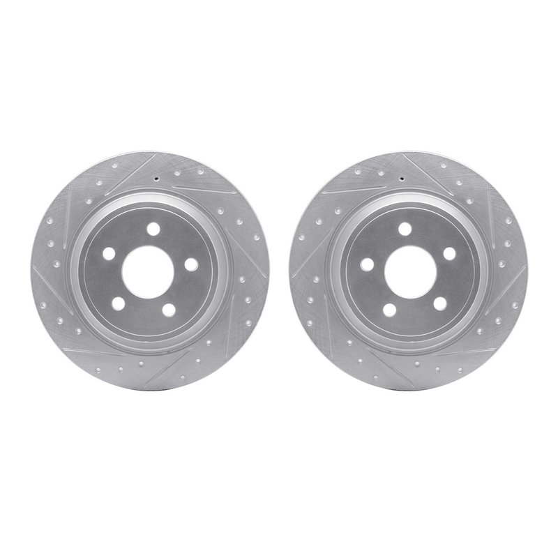 Dynamite Friction 7002-55004 Disc Brake Rotor Set - Rear