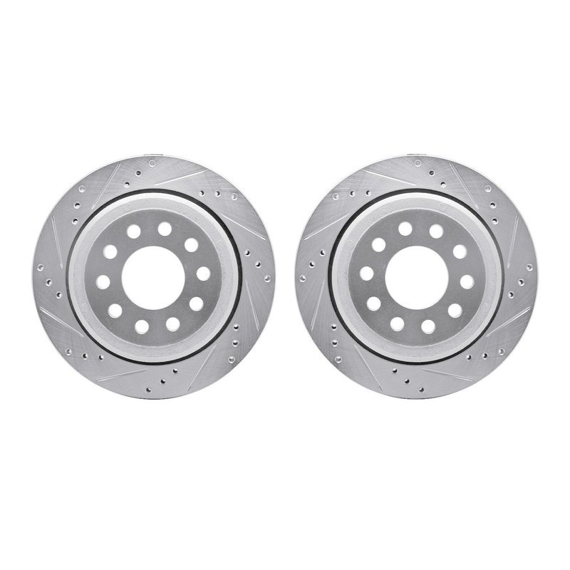 Dynamite Friction 7002-55009 Disc Brake Rotor Set - Rear