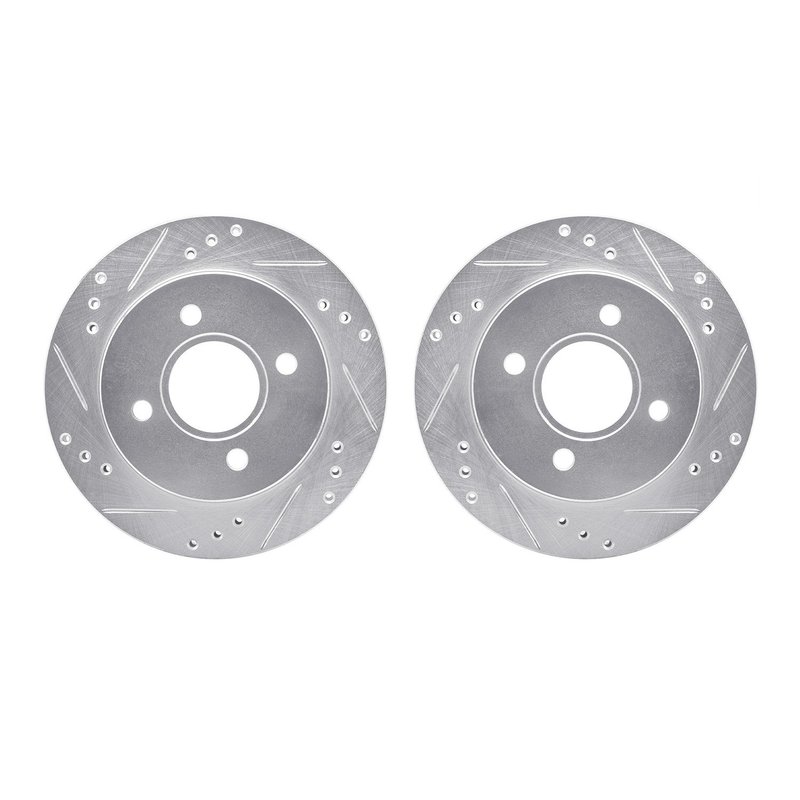 Dynamite Friction 7002-56013 Disc Brake Rotor Set - Rear