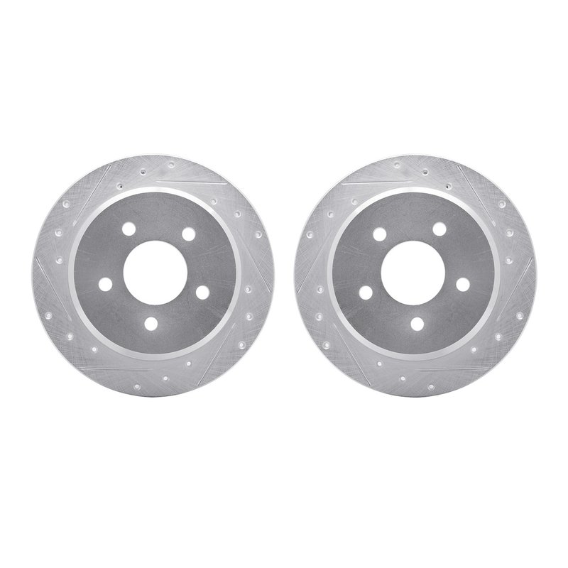 Dynamite Friction 7002-56015 Disc Brake Rotor Set - Rear