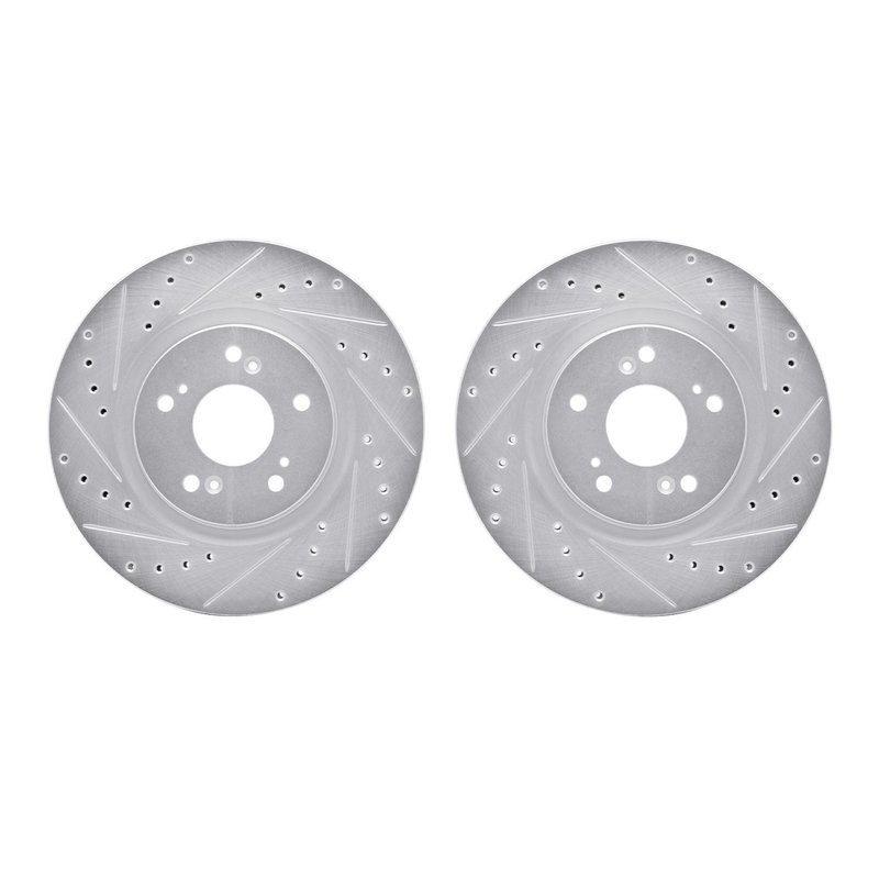 Dynamic Friction 7002-58022 Disc Brake Rotor Set - Rear