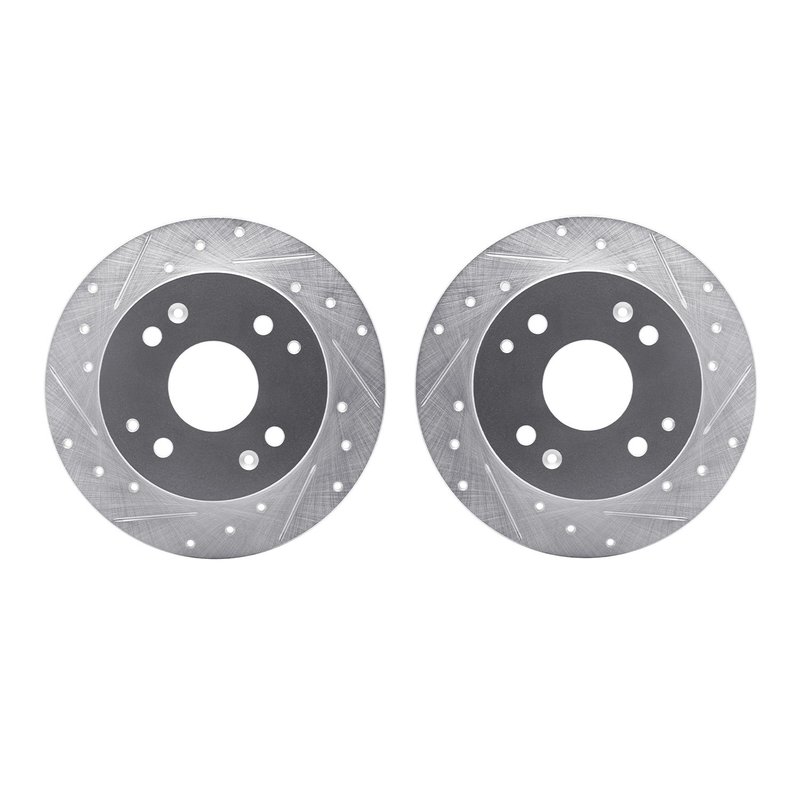 Dynamite Friction 7002-59043 Disc Brake Rotor Set - Rear