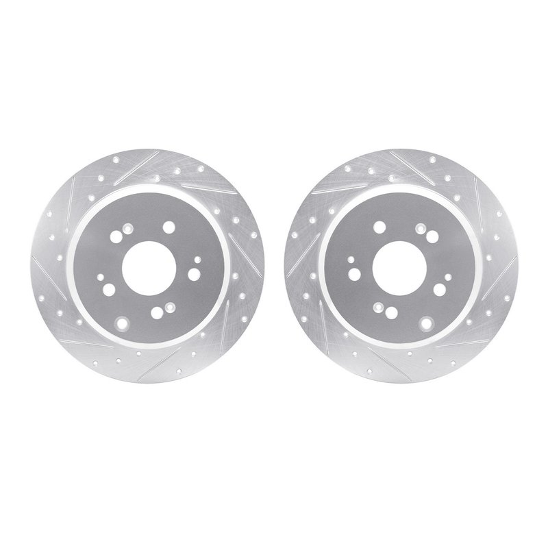 Dynamite Friction 7002-59052 Disc Brake Rotor Set - Rear
