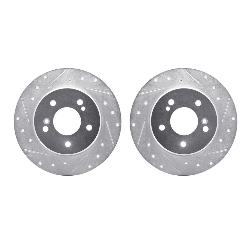 Dynamite Friction 7002-63080 Disc Brake Rotor Set - Rear