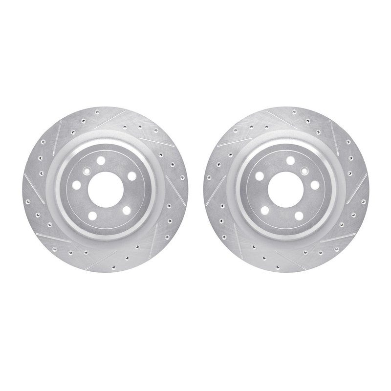 Dynamite Friction 7002-63124 Disc Brake Rotor Set - Rear