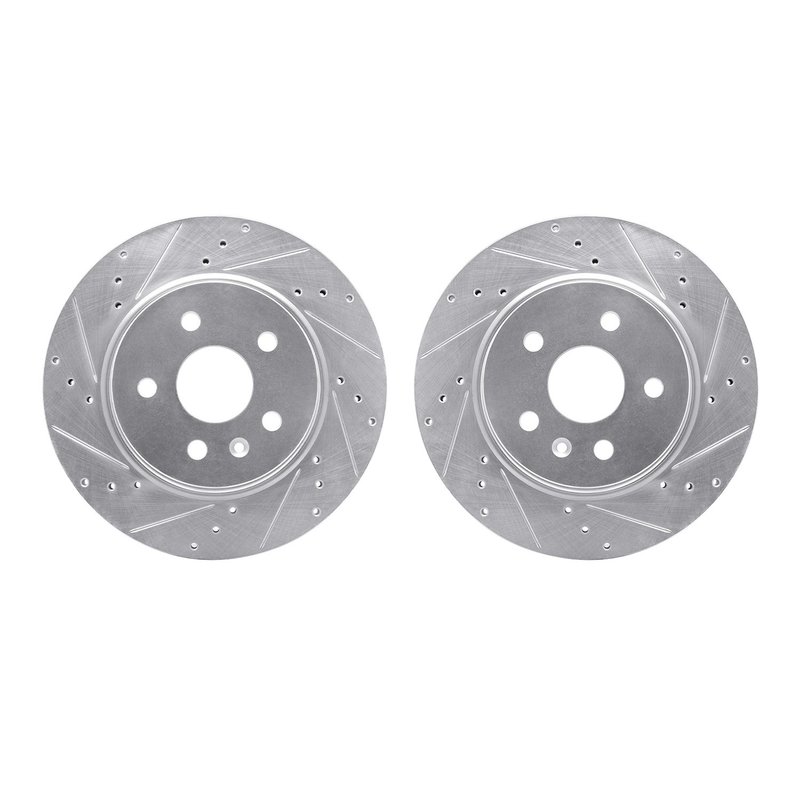 Dynamite Friction 7002-65015 Disc Brake Rotor Set - Rear