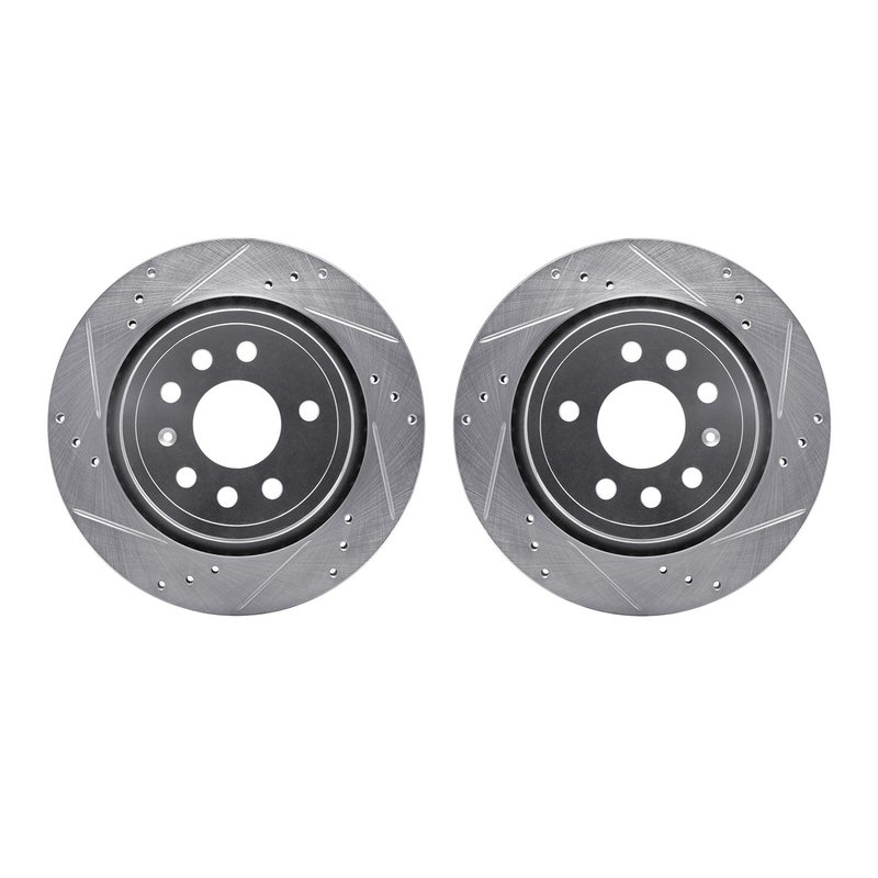 Dynamite Friction 7002-65017 Disc Brake Rotor Set - Rear