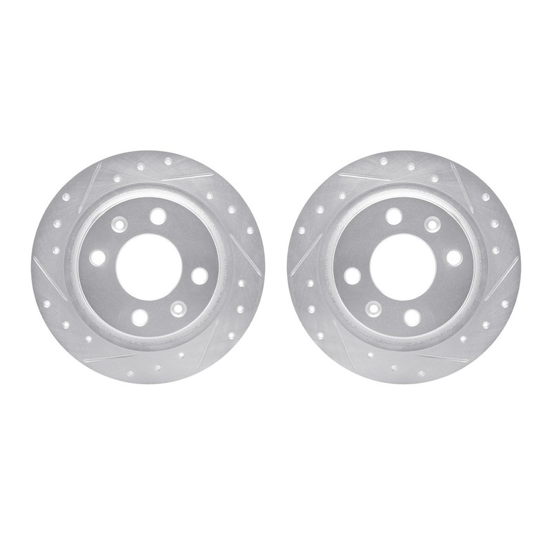 Dynamite Friction 7002-65022 Disc Brake Rotor Set - Rear