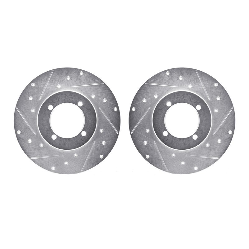 Dynamite Friction 7002-67027 Disc Brake Rotor Set - Front