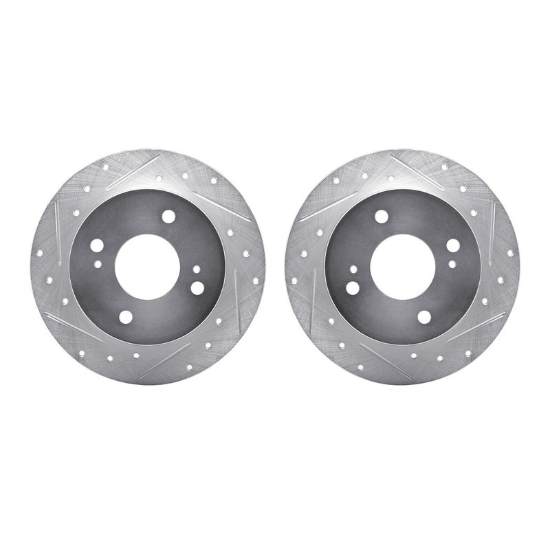 Dynamite Friction 7002-67080 Disc Brake Rotor Set - Rear