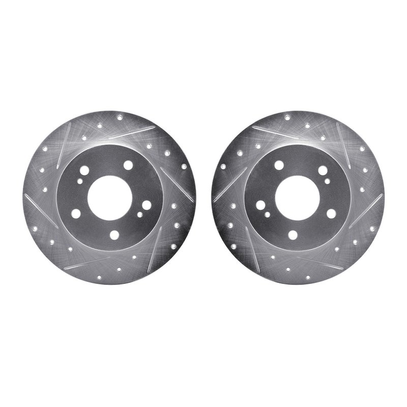 Dynamite Friction 7002-67082 Disc Brake Rotor Set - Rear