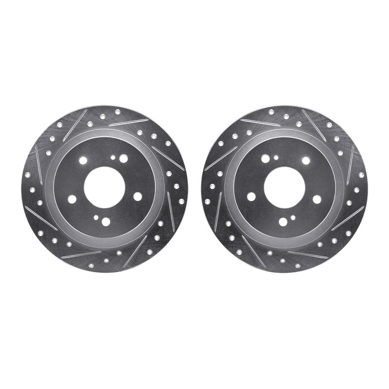 Dynamite Friction 7002-67086 Disc Brake Rotor Set - Rear