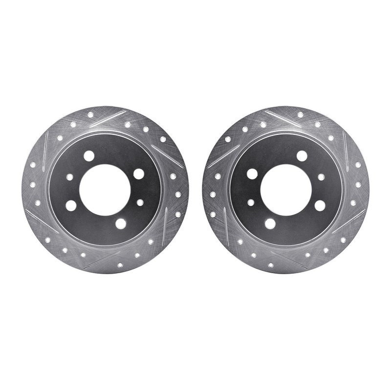 Dynamite Friction 7002-67087 Disc Brake Rotor Set - Rear