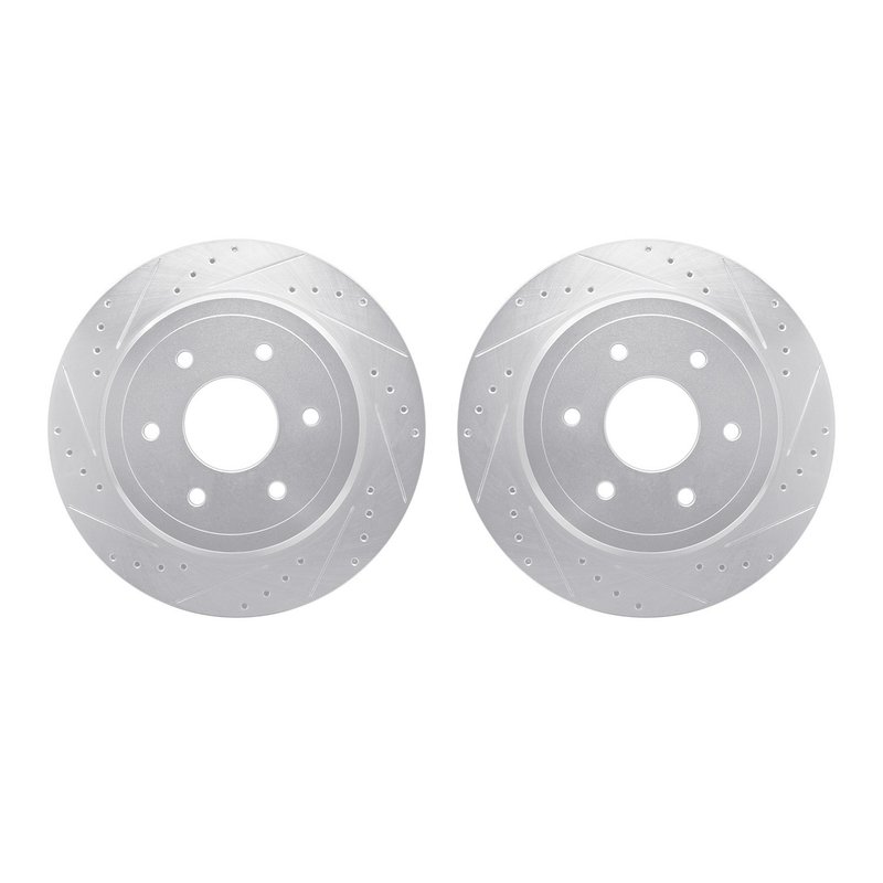 Dynamite Friction 7002-67108 Disc Brake Rotor Set - Rear