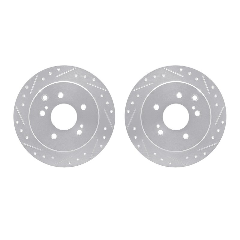 Dynamite Friction 7002-68017 Disc Brake Rotor Set - Rear