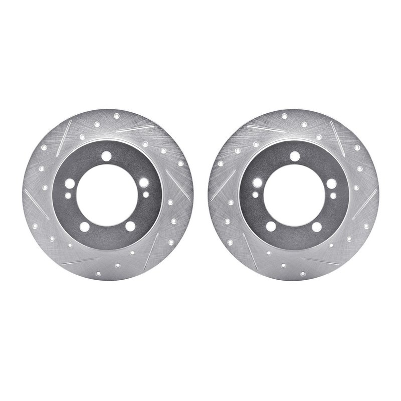 Dynamite Friction 7002-72051 Disc Brake Rotor Set - Rear