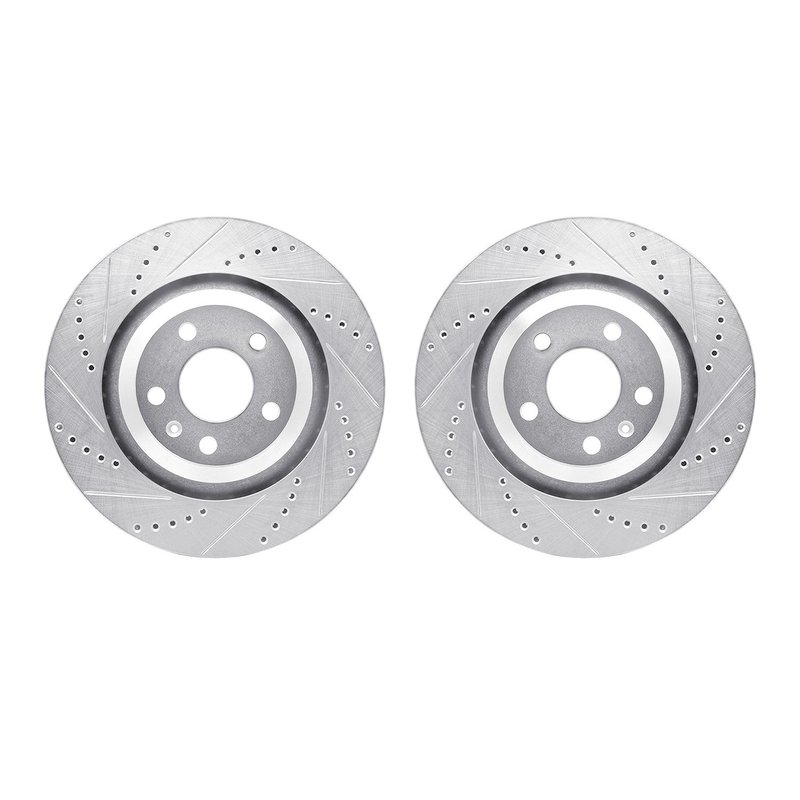 Dynamite Friction 7002-73057 Disc Brake Rotor Set - Rear