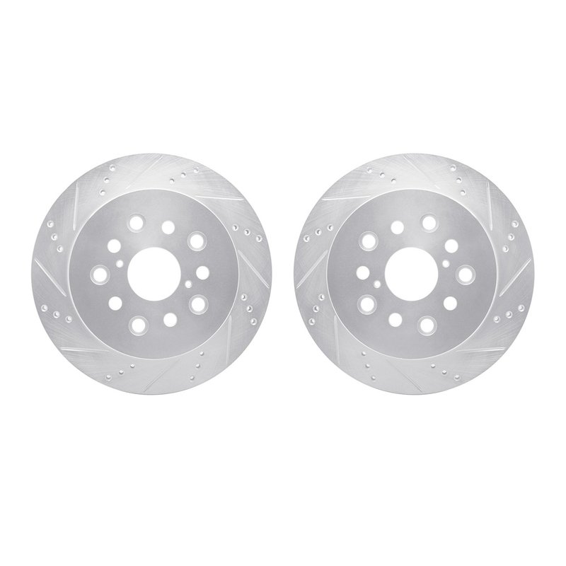 Dynamite Friction 7002-75031 Disc Brake Rotor Set - Rear