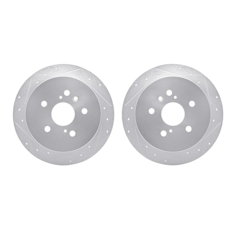Dynamite Friction 7002-76118 Disc Brake Rotor Set - Rear