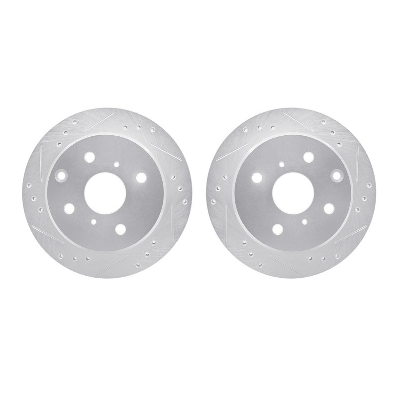 Dynamite Friction 7002-76128 Disc Brake Rotor Set - Rear