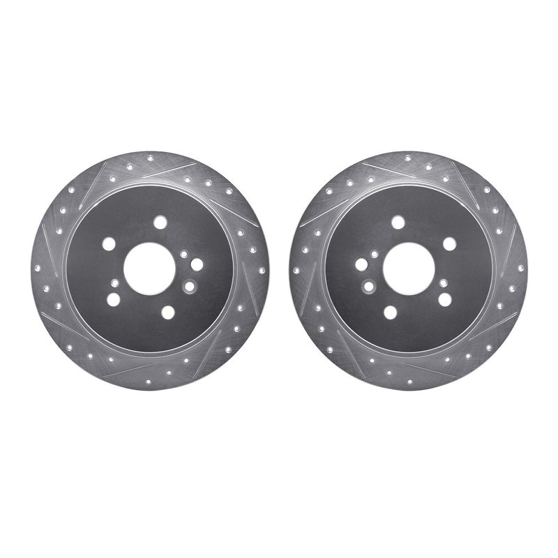 Dynamite Friction 7002-76138 Disc Brake Rotor Set - Rear