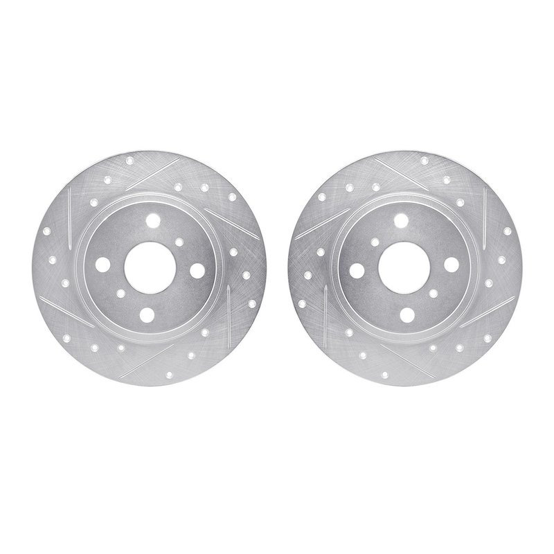 Dynamite Friction 7002-76142 Disc Brake Rotor Set - Rear