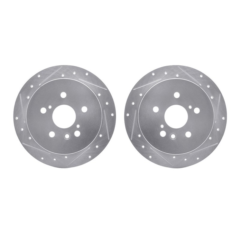Dynamite Friction 7002-76148 Disc Brake Rotor Set - Rear