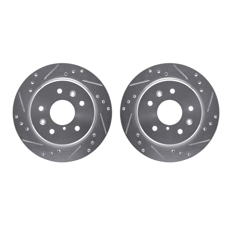 Dynamite Friction 7002-80080 Disc Brake Rotor Set - Rear