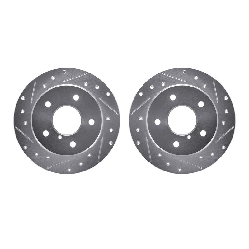 Dynamic Friction 7002-80081 Disc Brake Rotor Set - Rear