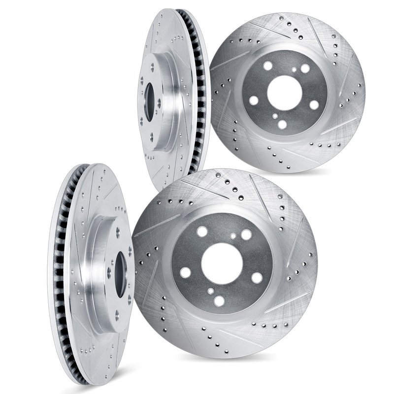 Dynamite Friction 7004-13047 Disc Brake Rotor Set - Front and Rear
