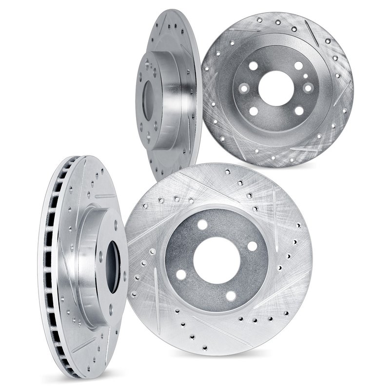 Dynamite Friction 7004-32006 Disc Brake Rotor Set - Front and Rear