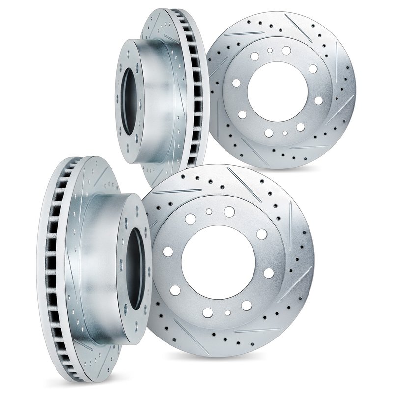 Dynamite Friction 7004-48059 Disc Brake Rotor Set - Front and Rear