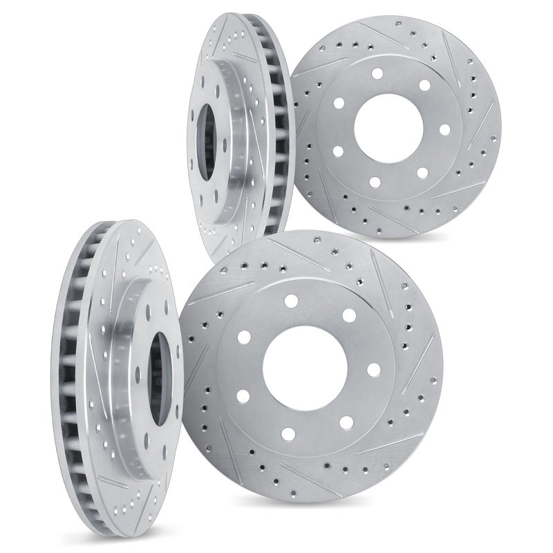 Dynamic Friction 7004-54156 Disc Brake Rotor Set - Front and Rear