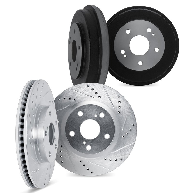 Dynamite Friction 7004-56005 Disc Brake Kit - Front and Rear