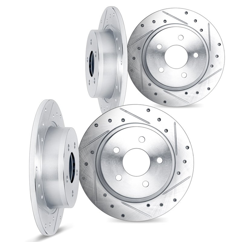 Dynamite Friction 7004-63006 Disc Brake Rotor Set - Front and Rear