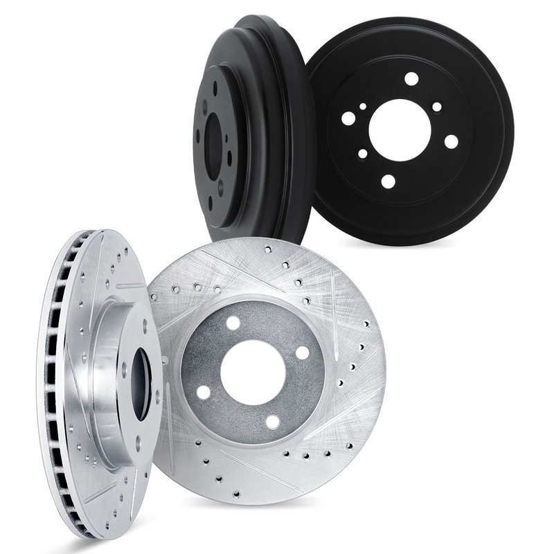 Dynamite Friction 7004-72026 Disc Brake Kit - Front and Rear