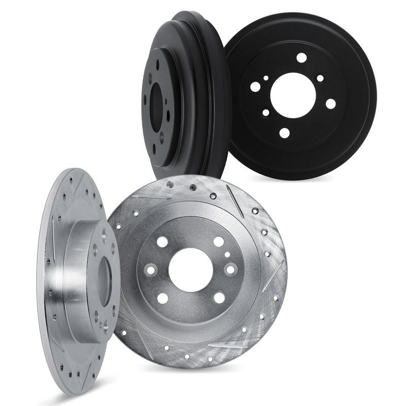 Dynamite Friction 7004-76053 Disc Brake Kit - Front and Rear