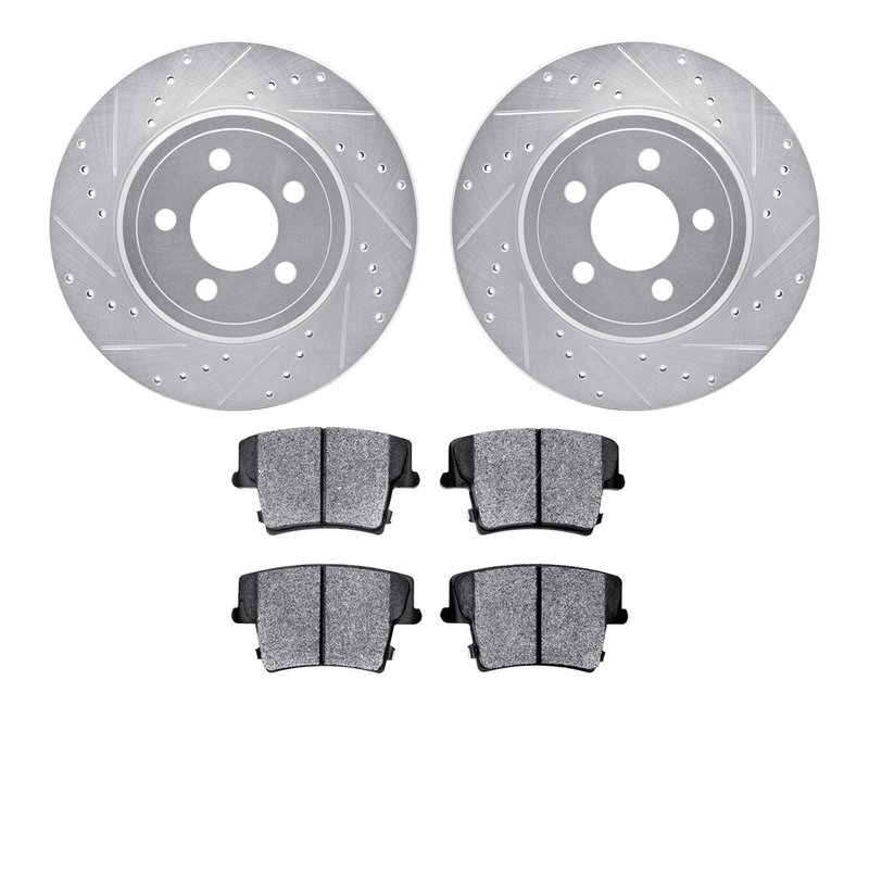 Dynamite Friction 7202-39027 Disc Brake Kit - Rear
