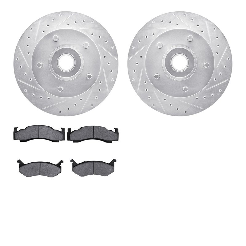 Dynamite Friction 7202-40085 Disc Brake Kit - Front