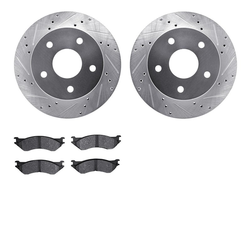 Dynamite Friction 7202-40120 Disc Brake Kit - Front