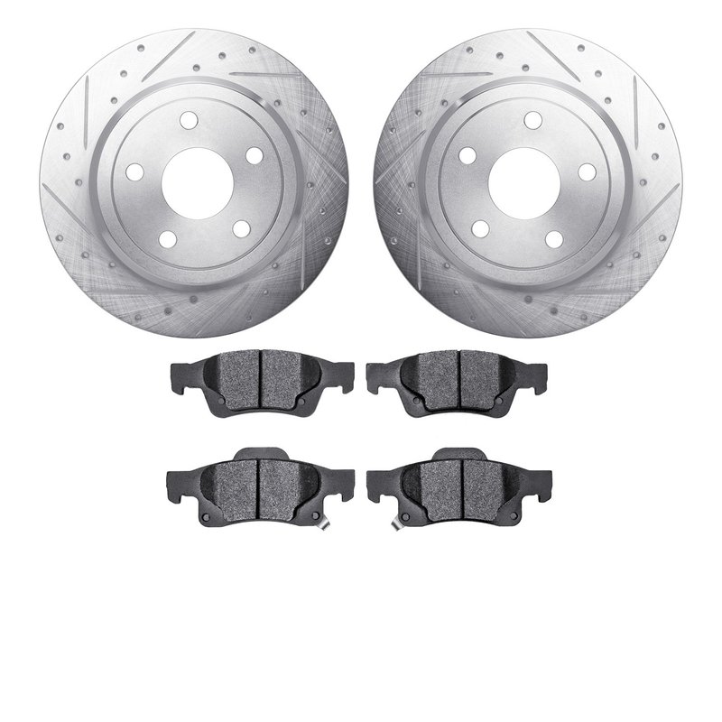 Dynamite Friction 7202-42001 Disc Brake Kit - Rear