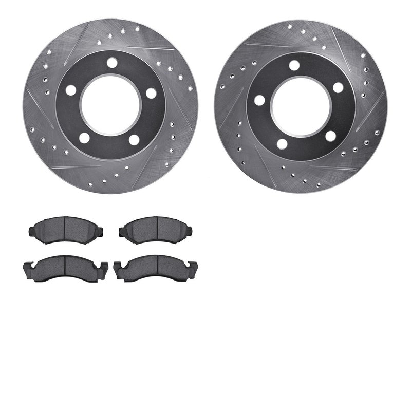 Dynamite Friction 7202-42030 Disc Brake Kit - Front