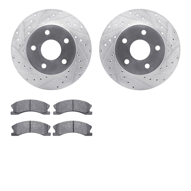 Dynamite Friction 7202-42044 Disc Brake Kit - Front