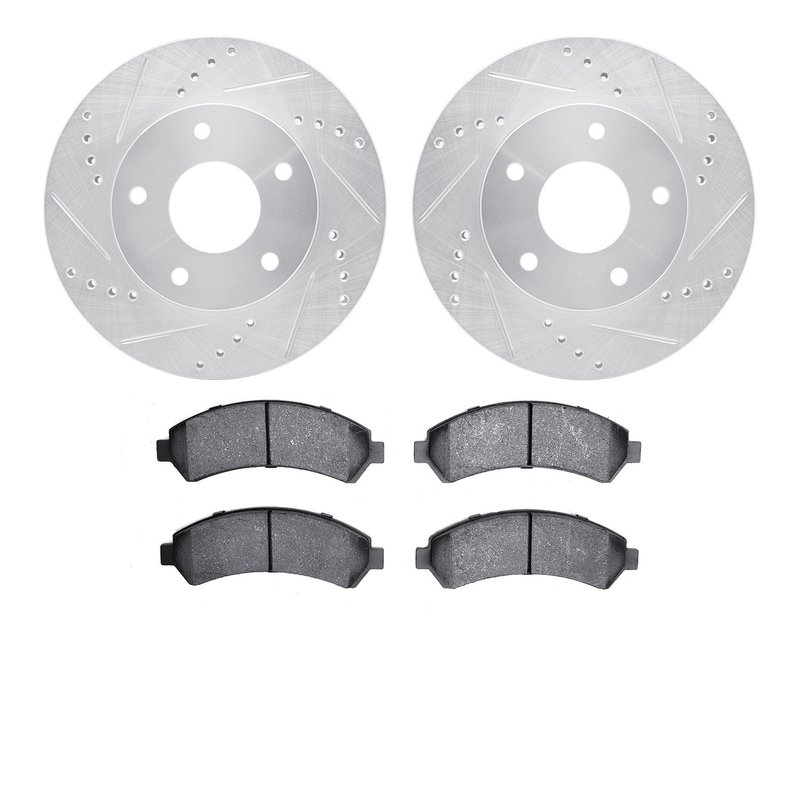 Dynamic Friction 7202-48002 Disc Brake Kit - Front